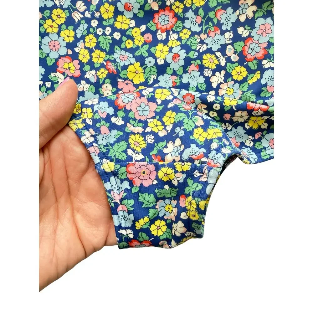 Mini Boden Floral One Piece Swimsuit Size 5-6y